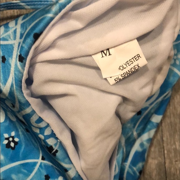 LIGHT BLUE SWIMSUIT - Picture 6 of 8